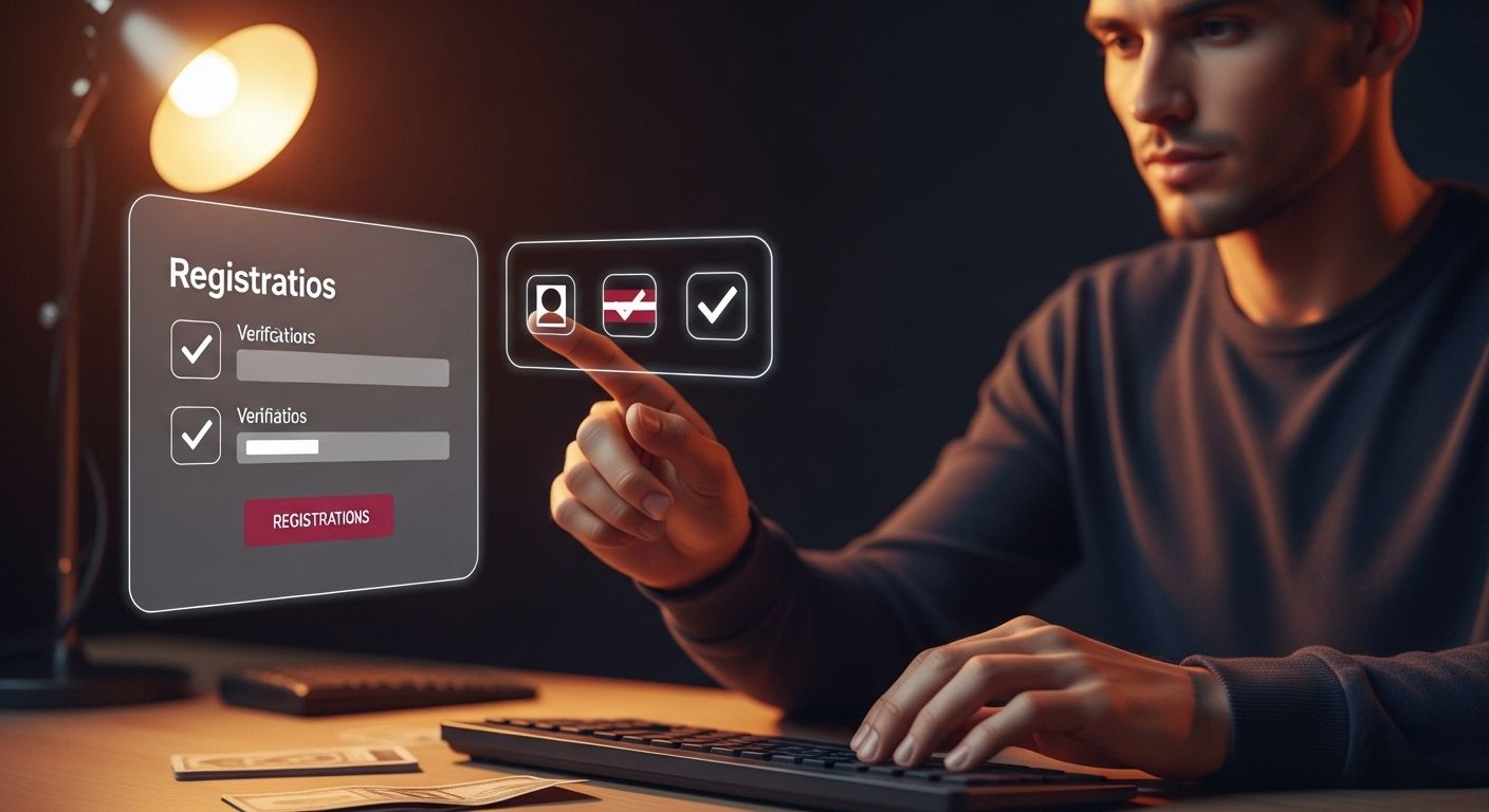 Kā reģistrēties casino registration guide

